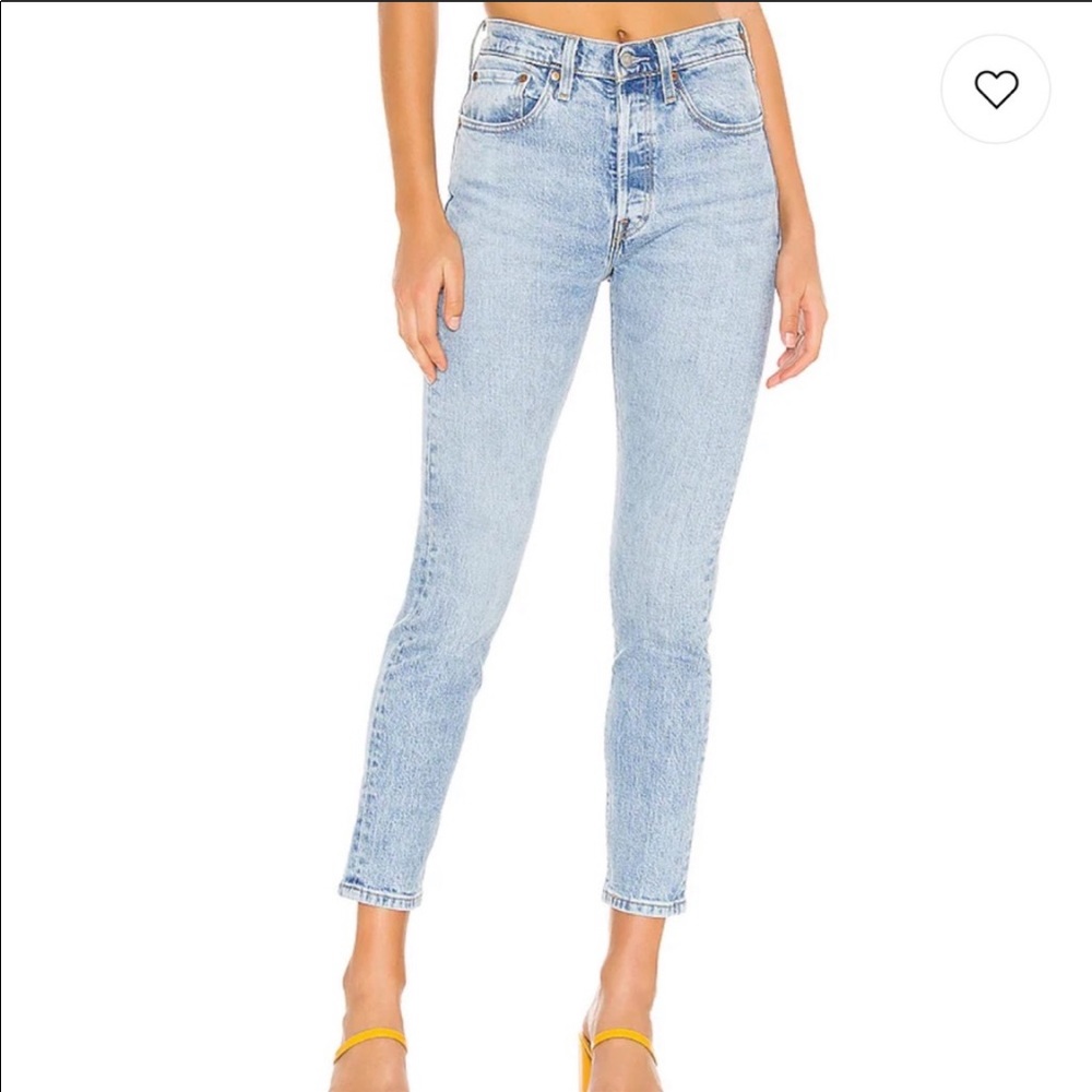 levi’s 501 skinny jeans tango light